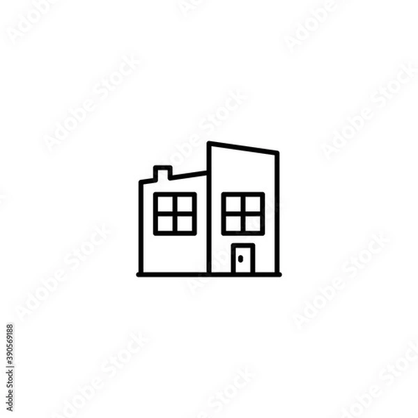 Fototapeta building vector icon