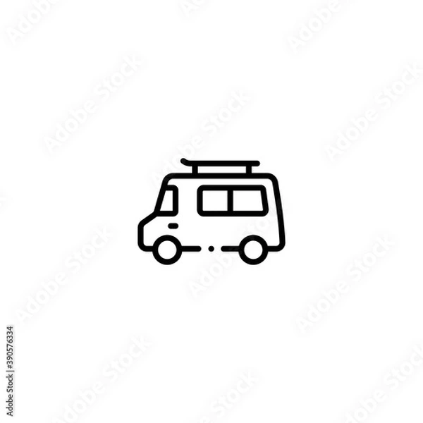 Fototapeta vector transportation icon