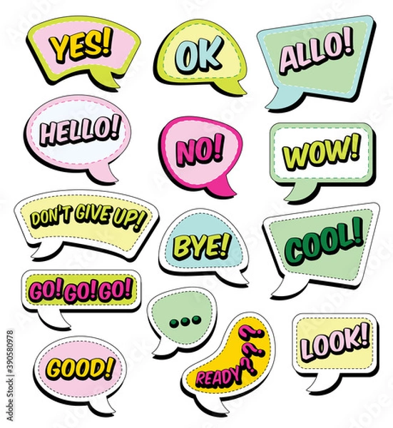 Obraz Color Funny cartoon superhero elements