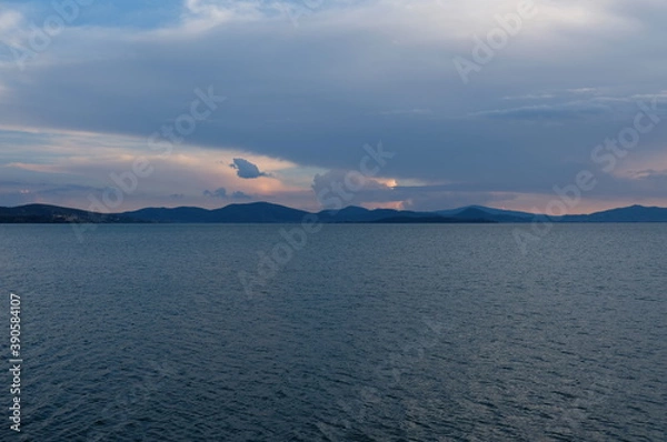 Fototapeta view from the sea