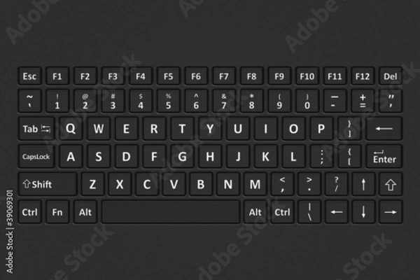 Fototapeta Keyboard Texture