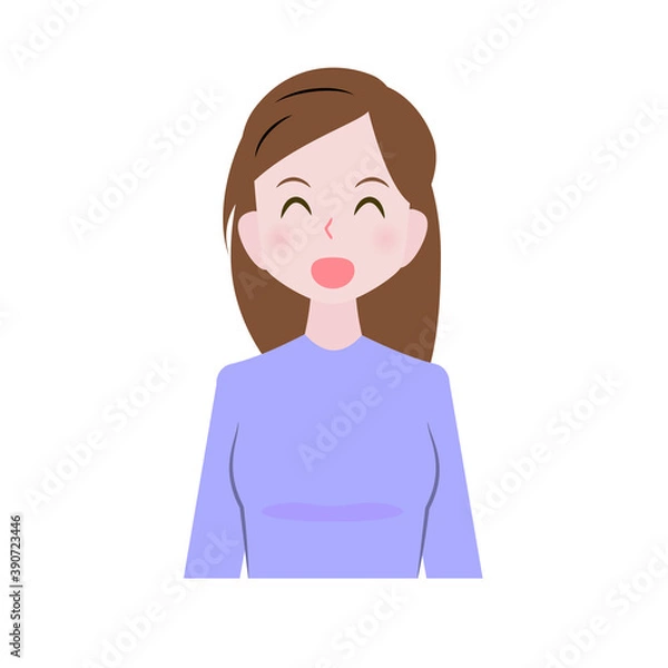 Obraz 笑顔の女性