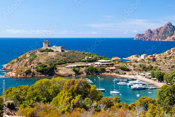 Obraz Girolata Village