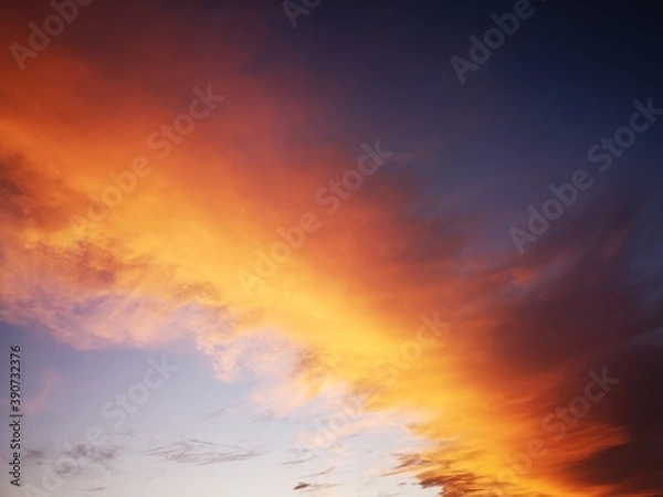 Obraz fire in the sky