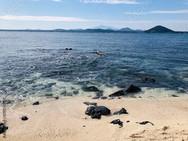 Obraz 제주도 해변