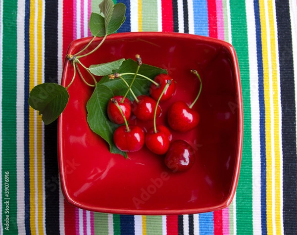 Obraz słodkie wiśnie