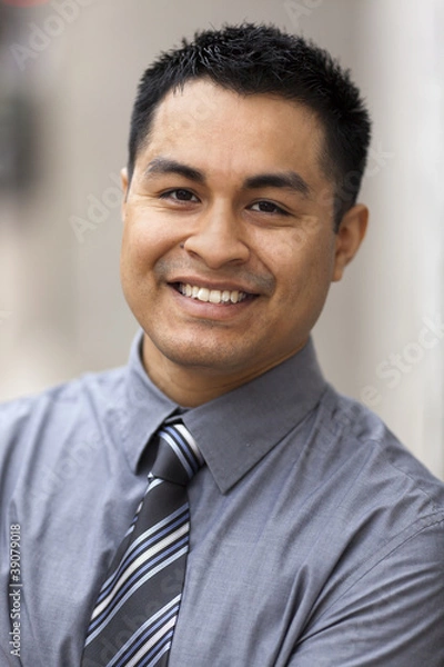 Obraz Hispanic Businessman - Headshot Portrait