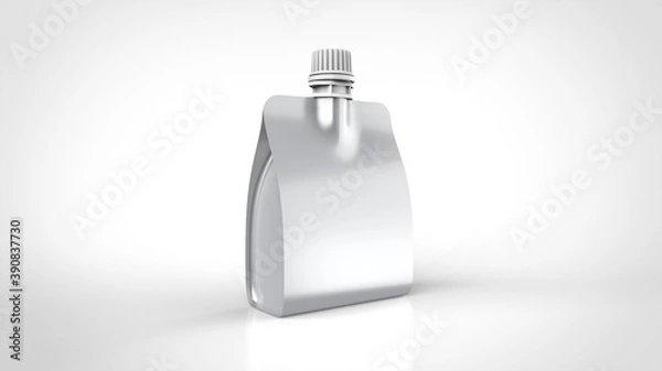 Fototapeta Spout pouch 3d rendering