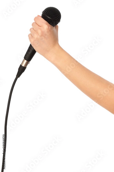 Fototapeta black microphone