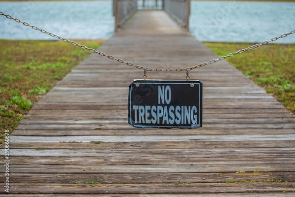 Fototapeta do not enter sign