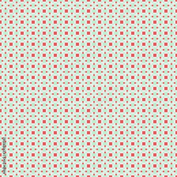 Fototapeta Abstract Cross Pattern Dots Logo generative computational art illustration