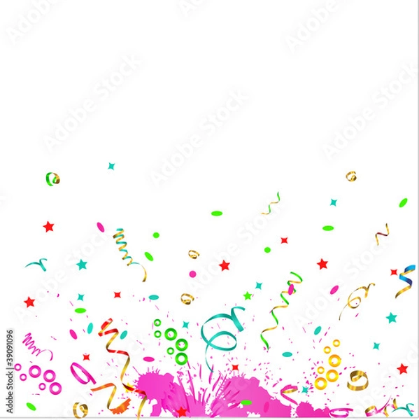 Obraz festive explosion, vector background
