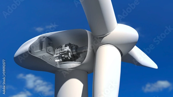 Obraz Windkraftanlage