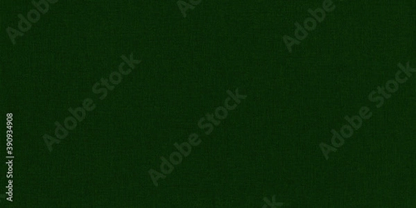 Obraz Green felt background. Dark green wide fabric canvas. 