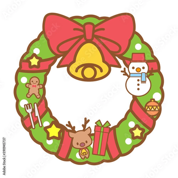 Obraz クリスマス イラスト素材