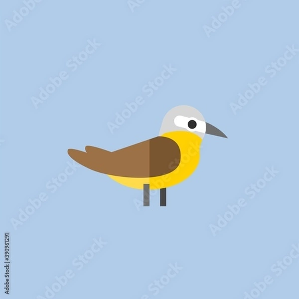 Fototapeta bird icon vector full color