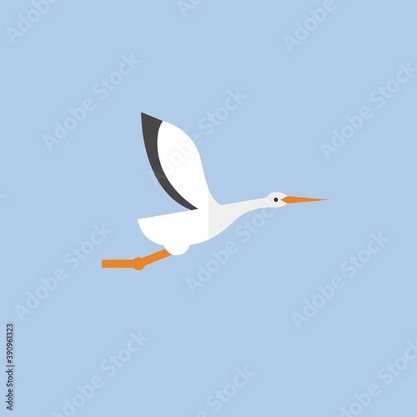 Obraz bird icon vector full color