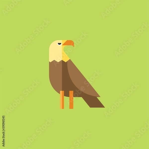 Fototapeta bird icon vector full color