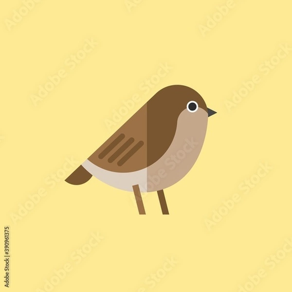 Obraz bird icon vector full color
