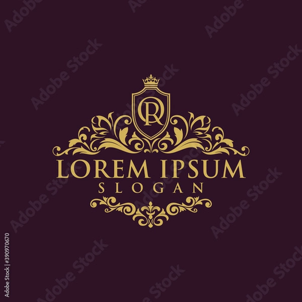 Obraz luxury logo design template vektor