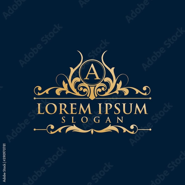 Obraz luxury logo design template vektor
