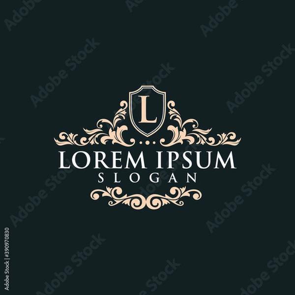 Obraz luxury logo design template vektor