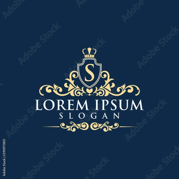 Obraz luxury logo design template vektor