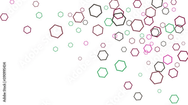 Fototapeta Geometric Background. Simple Pattern for Postcard, Print, Banner or Poster. Modern abstract background with polygons. Vector Texture in Trendy Minimalistic Style
