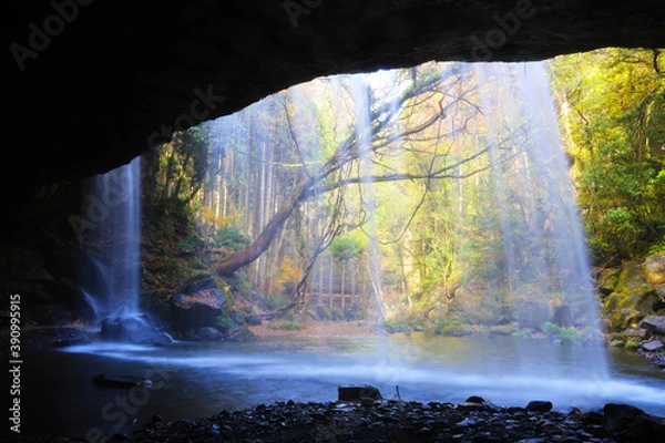 Obraz 鍋ケ滝の裏側