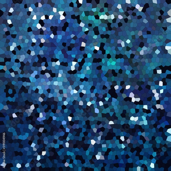 Obraz Dark Blue & Black Cellular Texture Wallpaper Abstract Background