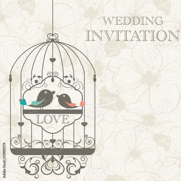 Obraz Wedding invitation