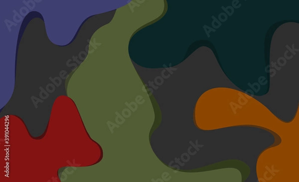 Obraz Collorfull Abstrack Fluid Desain Vector