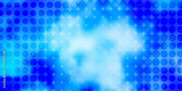 Fototapeta Light Pink, Blue vector background with spots.