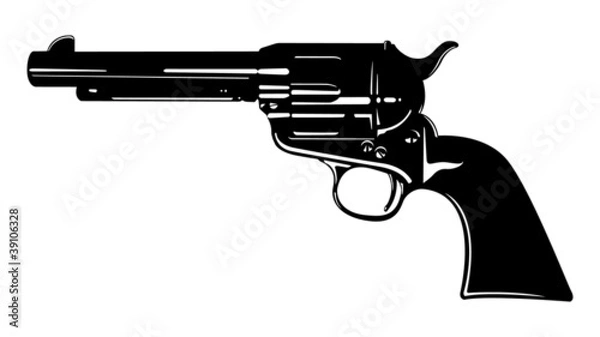 Obraz Czarno-biały Revolver II