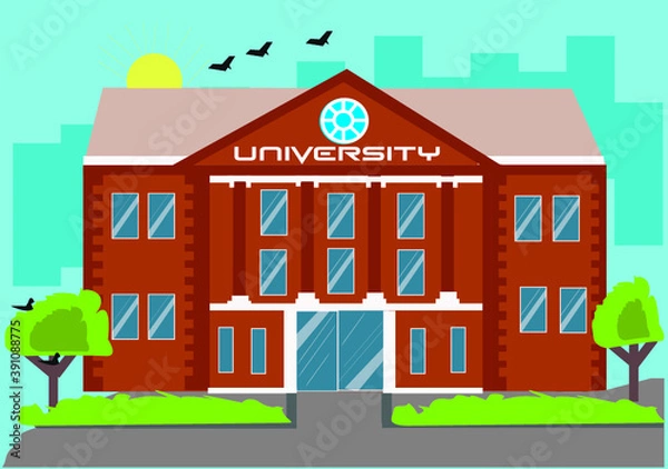 Fototapeta UNIVERSITY MODEL DESIGN