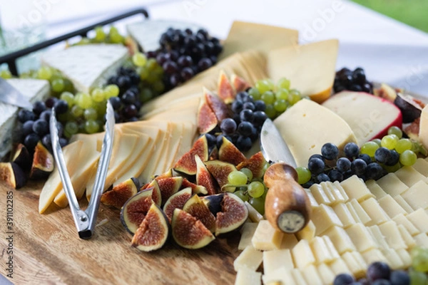 Fototapeta Cheese plate