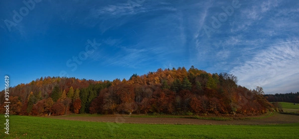 Obraz herbstliches Panorama