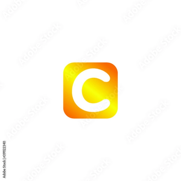 Obraz logo c icon vector tempet