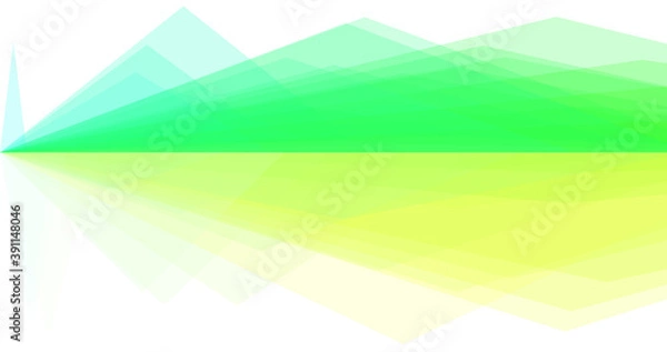 Fototapeta Colorful background in reflection and horizon, perfect for slides creation