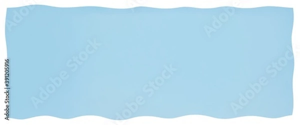 Fototapeta Valentines line on blue sky background. Paper Cut Design Illustration of love for Happy Mother's or Valentine's Day greeting card design.