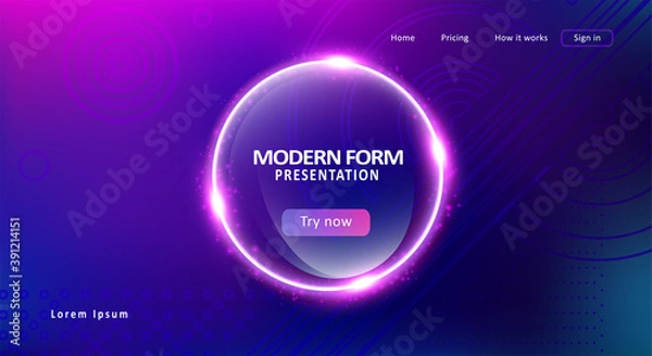 Fototapeta Colorful gradient background