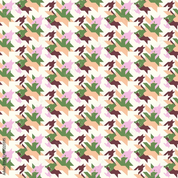 Obraz seamless hound tooth pattern