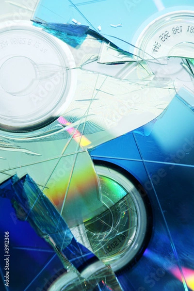 Obraz Cds brisés
