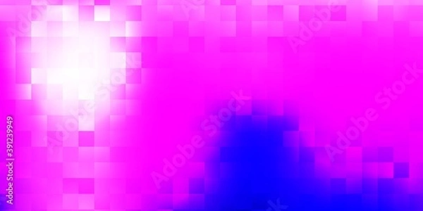 Obraz Light purple, pink vector backdrop with chaotic shapes.