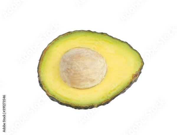 Obraz Avocado fruit on white background.