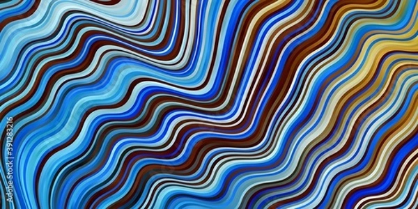 Fototapeta Light Blue, Yellow vector pattern with lines.