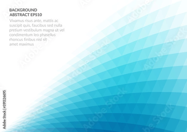 Fototapeta An abstract background with a geometric texture of triangles. White space for text.