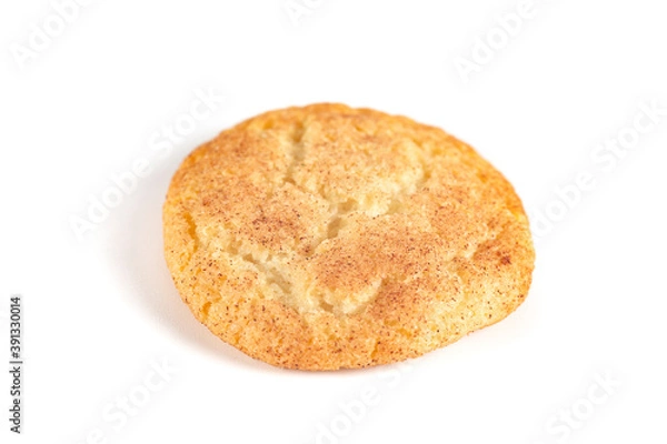 Fototapeta Classic Snickerdoodle Cookies on a White Background