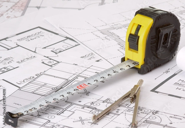 Fototapeta construction drawing