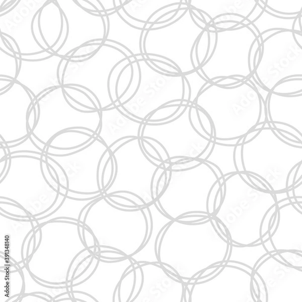 Obraz Vector seamless pattern with abstract bubbles. Simple design for textile, wallpaper, wrapping paper